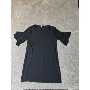 Dark Romantic Goth Dress L Fairy Grunge Business Casual LBD Layering Witchy